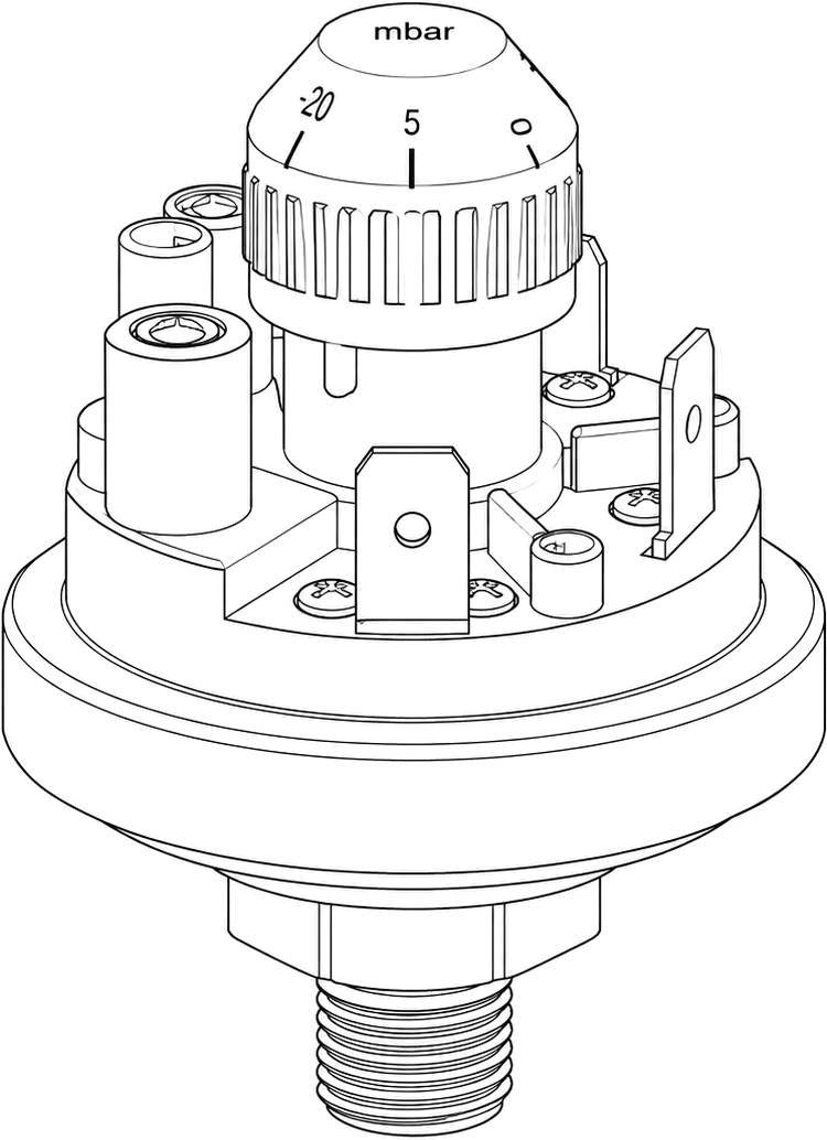 Mechanische drukschakelaar