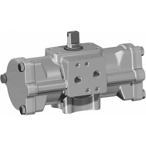 OMAL industri&euml;le afsluiter met pneumatische actuator voor procesinstallaties